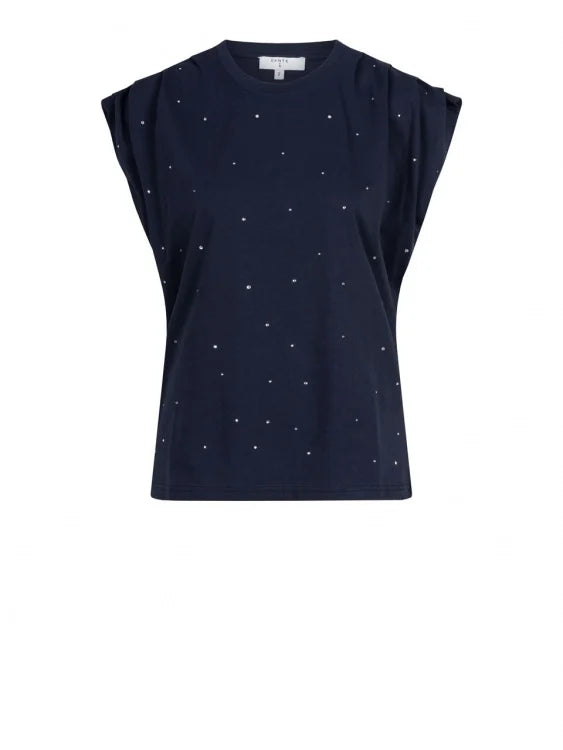 Dunkelblaue T-Shirt